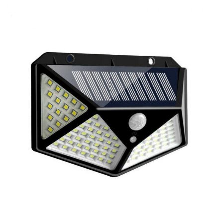 Proiector LED cu panou solar cu senzor de miscare 100 leduri LM-40LED