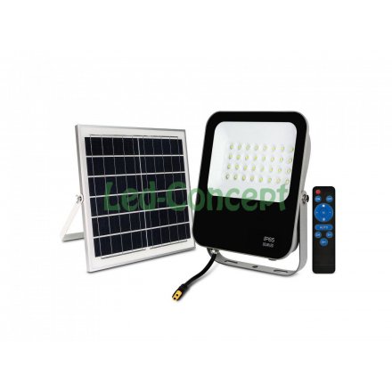 Proiector LED 100W cu Panou Solar si Telecomanda PR-100WPST
