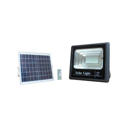 Proiector LED 40W SMD cu Panou Solar PR-40WSL